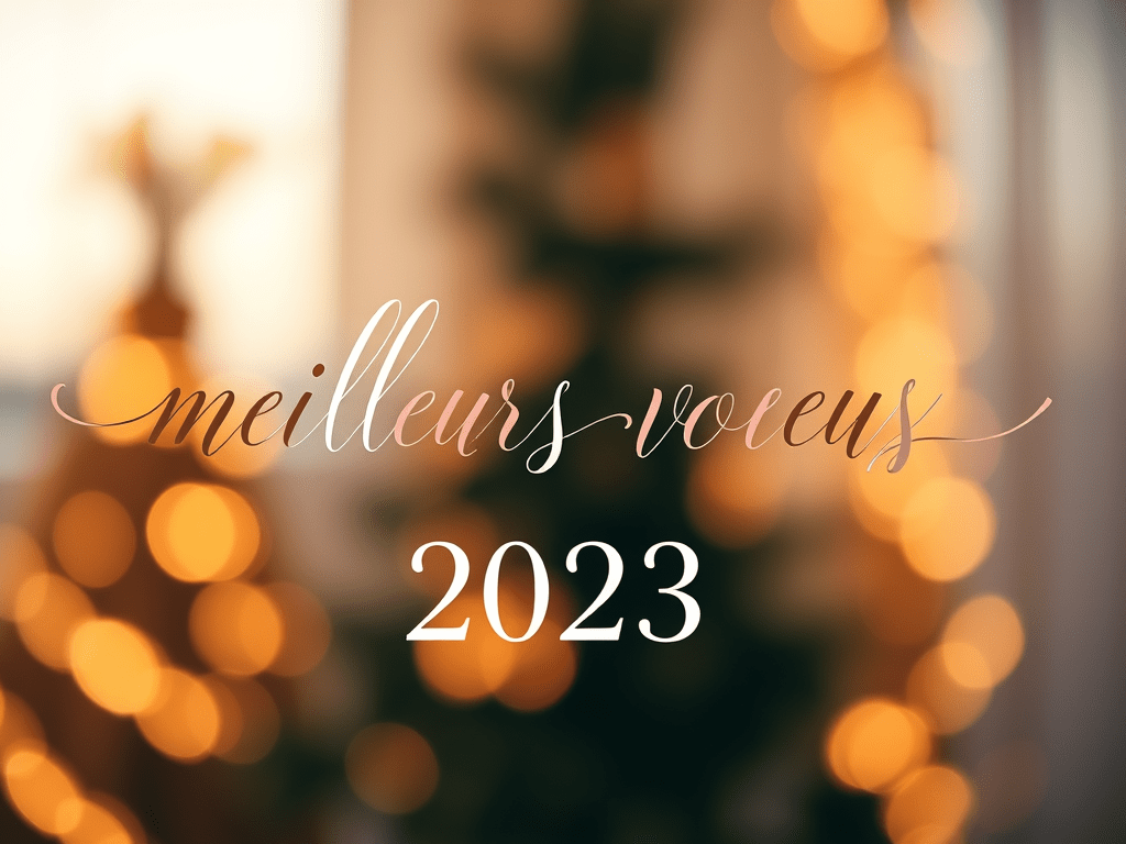 Meilleurs vœux 2023